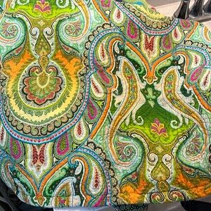 Echo Vineyard Paisley Pillow Shams Set of 2 Cotton std